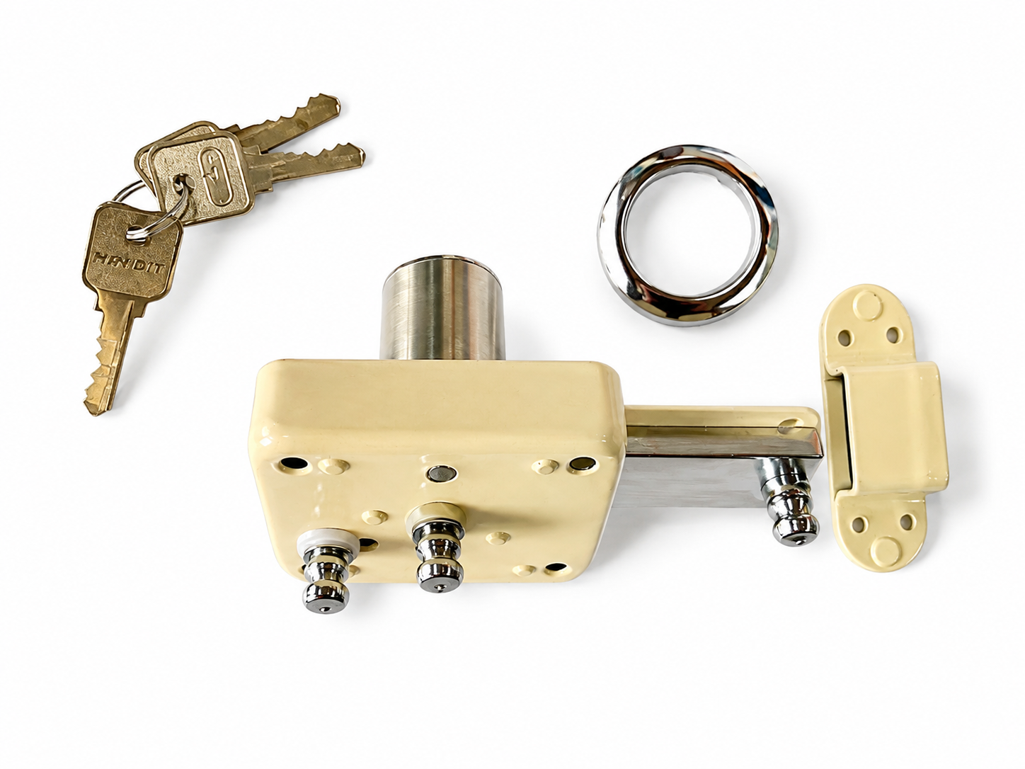 Intra Door Lock | 3 Turn Inter Door Lock | Heavy Duty Main Door Lock for Home & Office | 3 Turn Security Mechanism|Pack 1 image 3