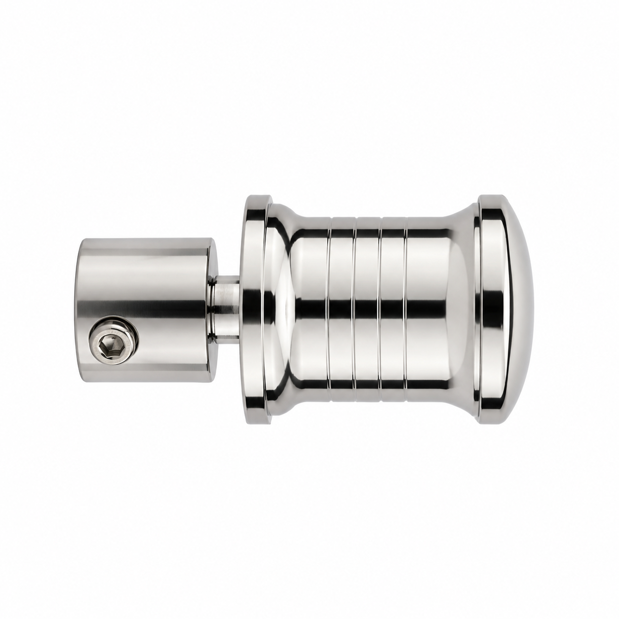 Curtain Bracket SS|Stainless Steel Curtain Rod Holder | Silver | 3.5 x 2 x 2 Inch|Pack 1 image 2