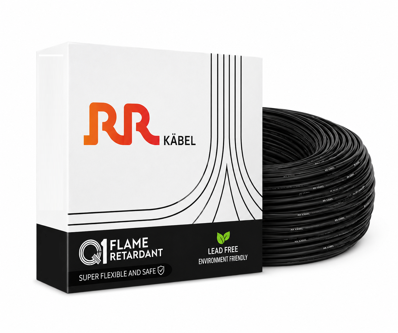 RR Kabel|Q1 Flame Retardant Super Flexible Single Core House Wire | 90m Coil | Pack of 1 image 7