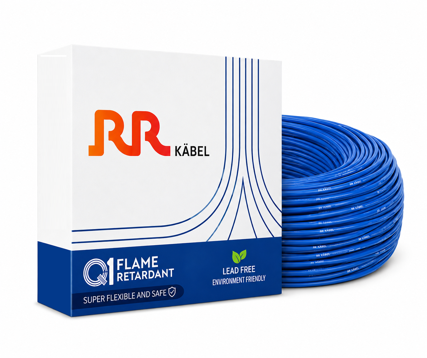 RR Kabel|Q1 Flame Retardant Super Flexible Single Core House Wire | 90m Coil | Pack of 1 image 4