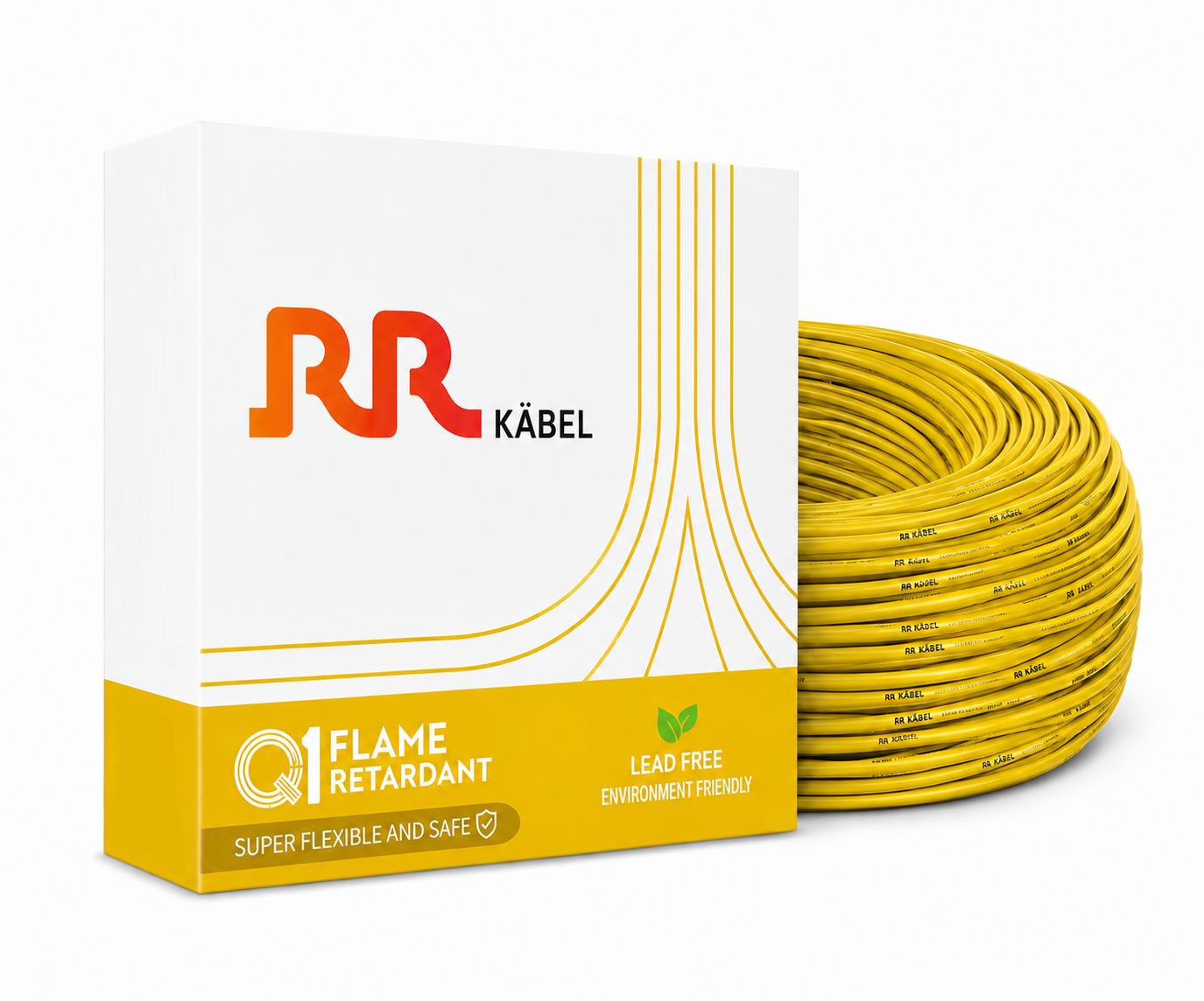 RR Kabel|Q1 Flame Retardant Super Flexible Single Core House Wire | 90m Coil | Pack of 1 image 13