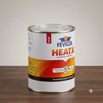 Fevicol HeatX Synthetic Rubber-Based Heatproof Adhesive | Heat Resistant Adhesive for Wood & Laminate | Furniture & Carpentry Use | PACK1
