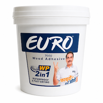 EURO Wood Adhesive WP 2-in-1 | Waterproof & Fast Drying Wood Adhesive |1kg |Pack of 1