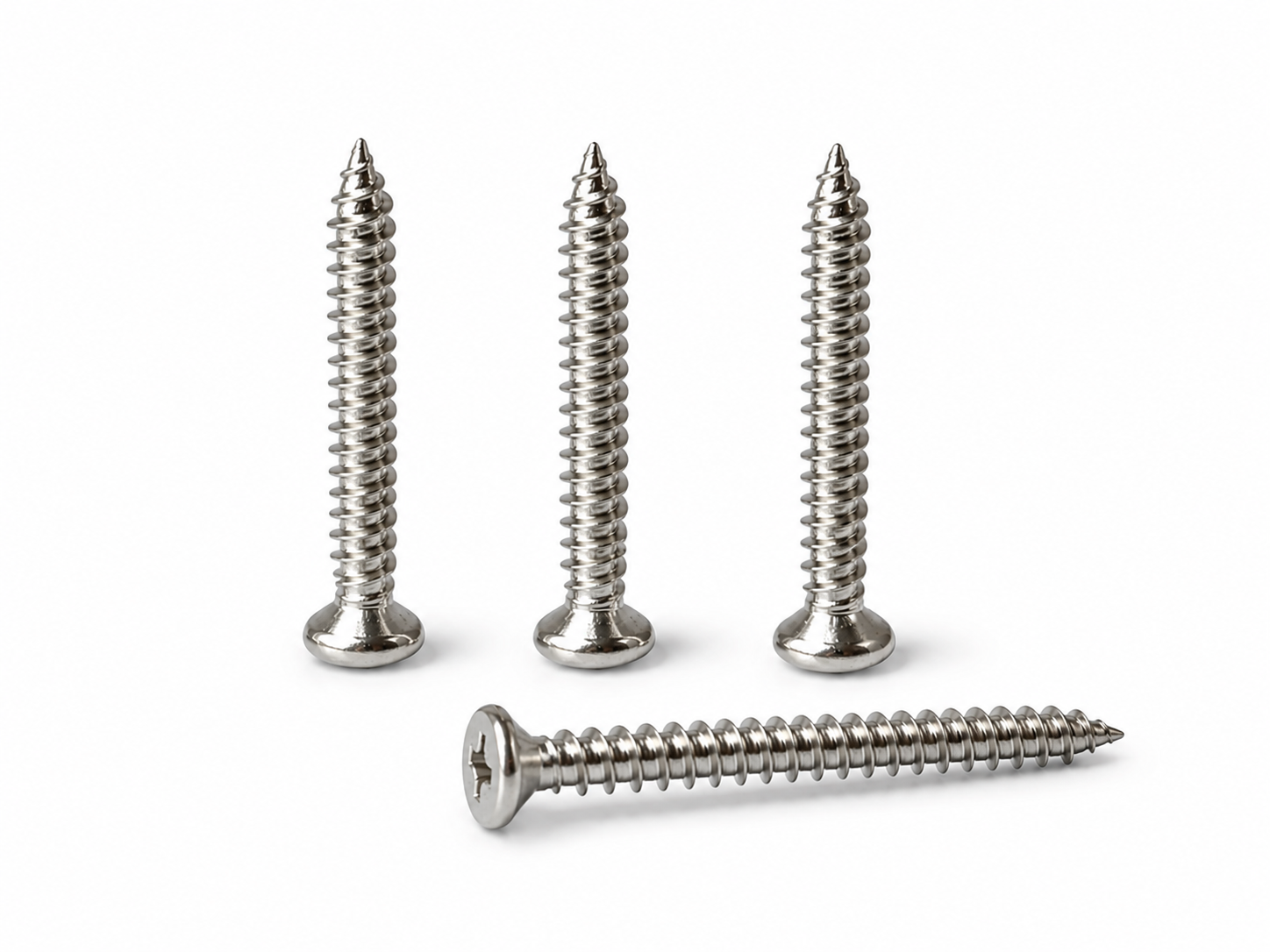 Self-Tapping Screw | Phillips Drive | Silver Finish | Pack of 1 image 2