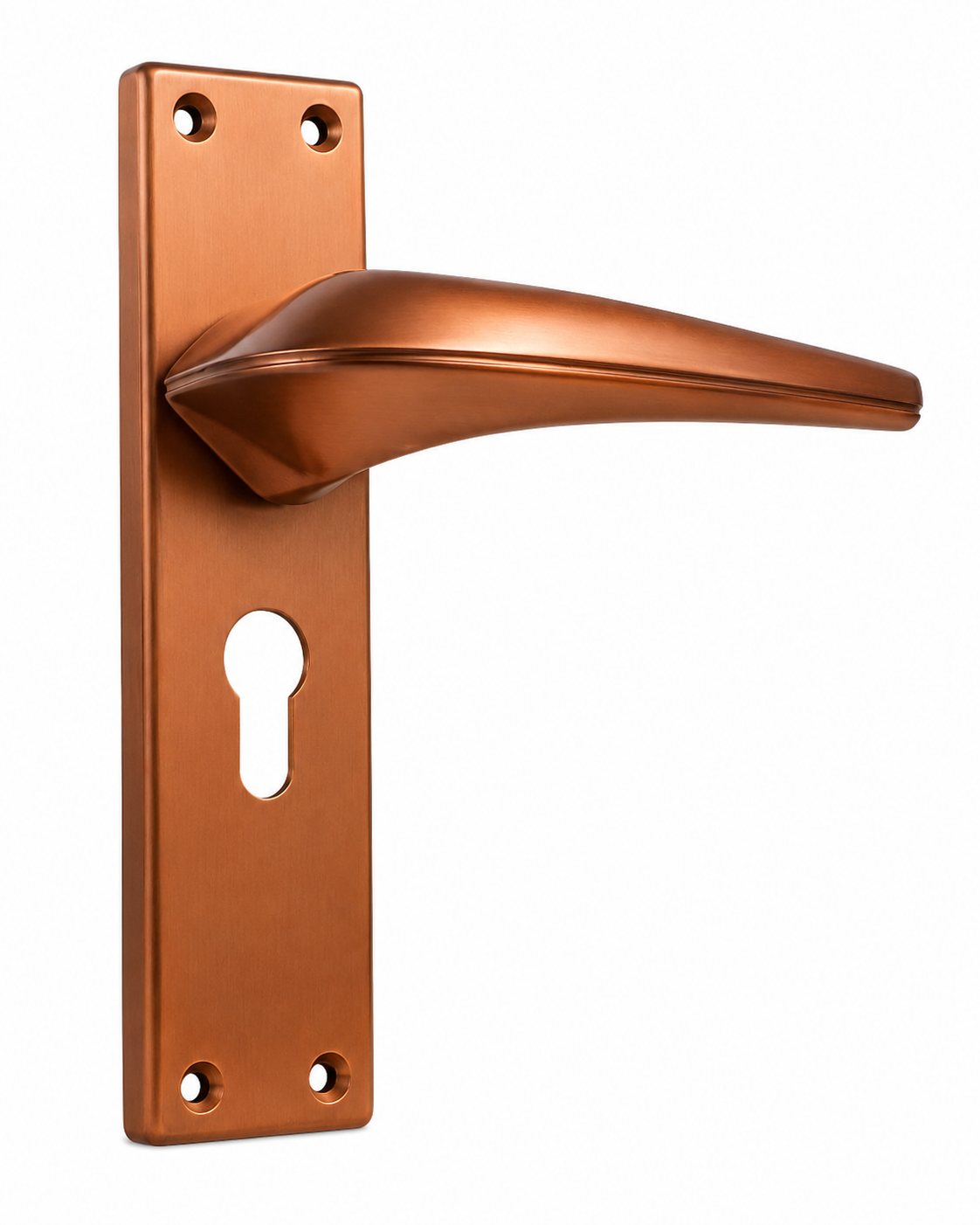 Zink Mortise Door Lock with Lever Handle | For Wooden Doors | Pack of 1 image 3