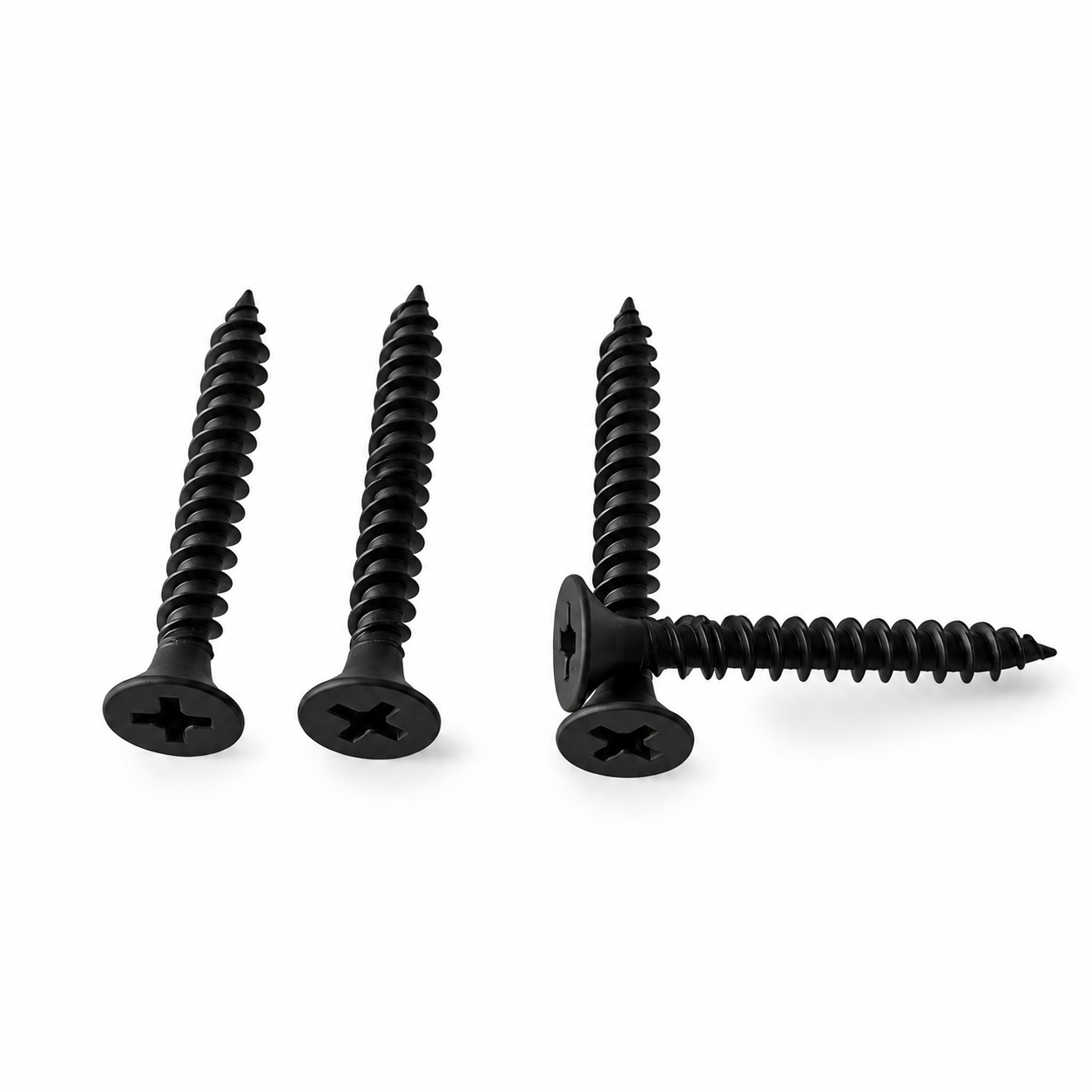 Self-Tapping Screw | Phillips Drive | Black Finish | Pack of 1 image 2