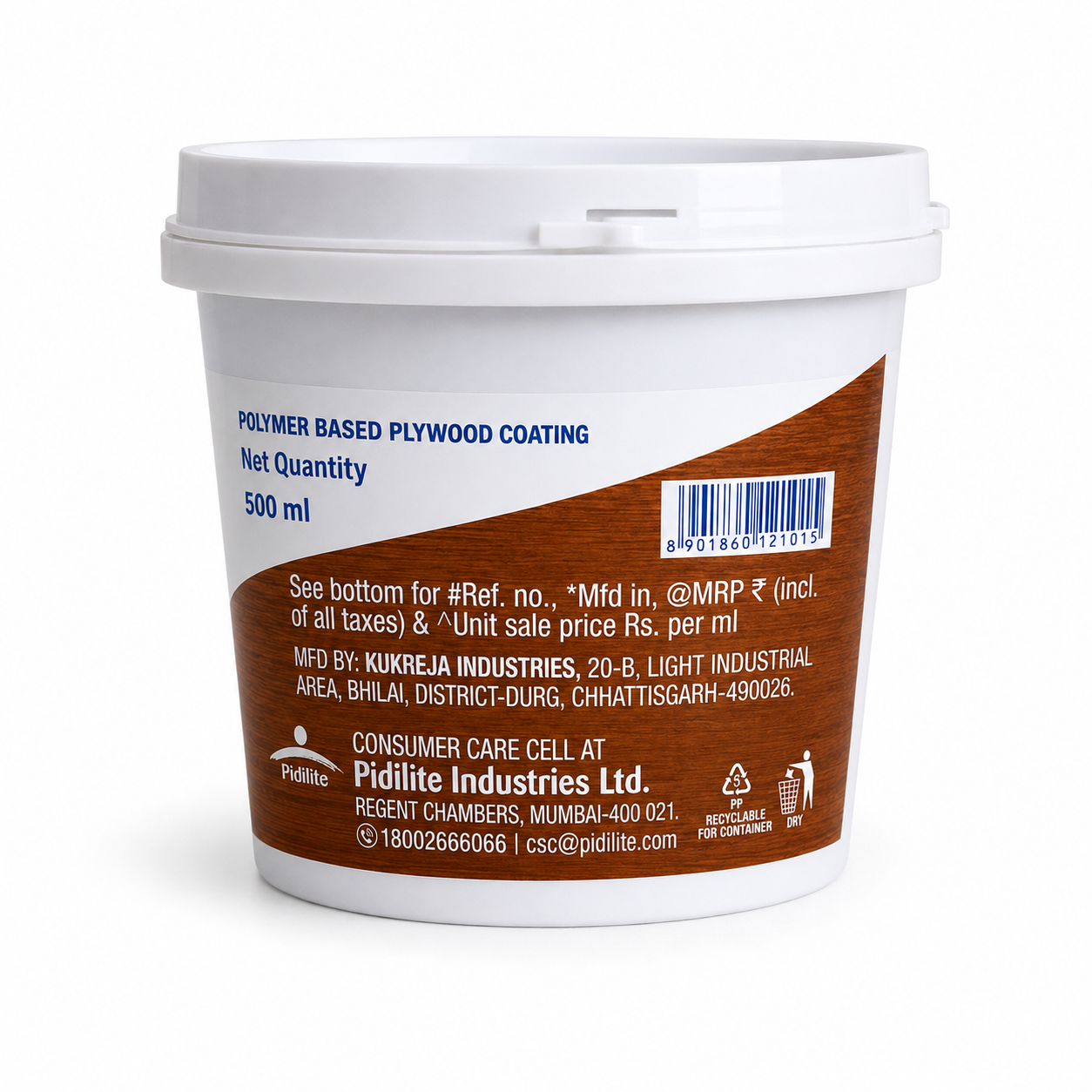 MarinEKOAT Water Resistant Plywood Coating | Polymer Based | 500 ml | Pack of 1 image 2