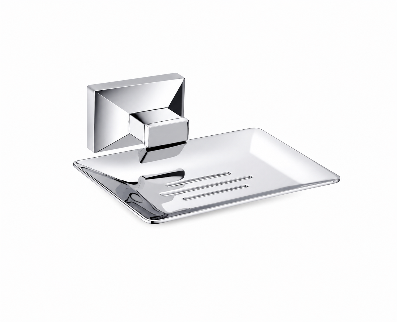 Bell Sanitary Wares | Premium Stainless Steel | Chrome Polished | Single Soap Dish | Pack of 1 image 2