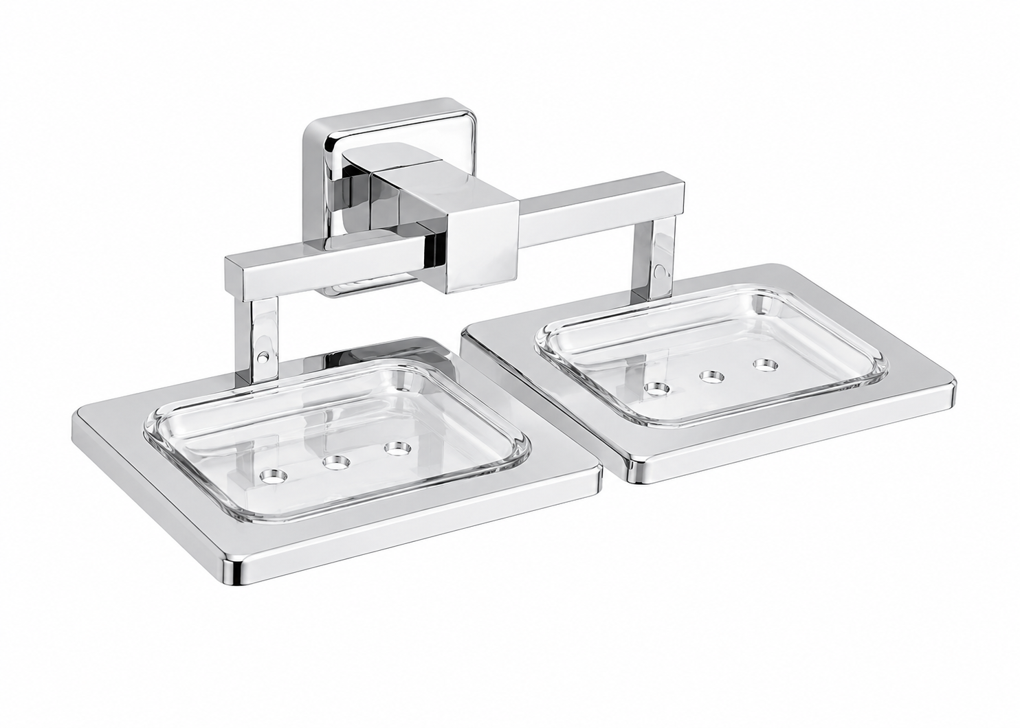 Bell Sanitary Wares | Premium Stainless Steel | Chrome Polished | Double Soap Dish | Pack of 1 image 3