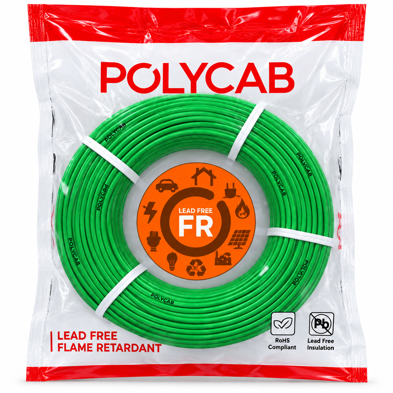 Polycab FRLF PVC Insulated Single Core Flexible Industrial Cable | 200 m | Pack of 1 image 6