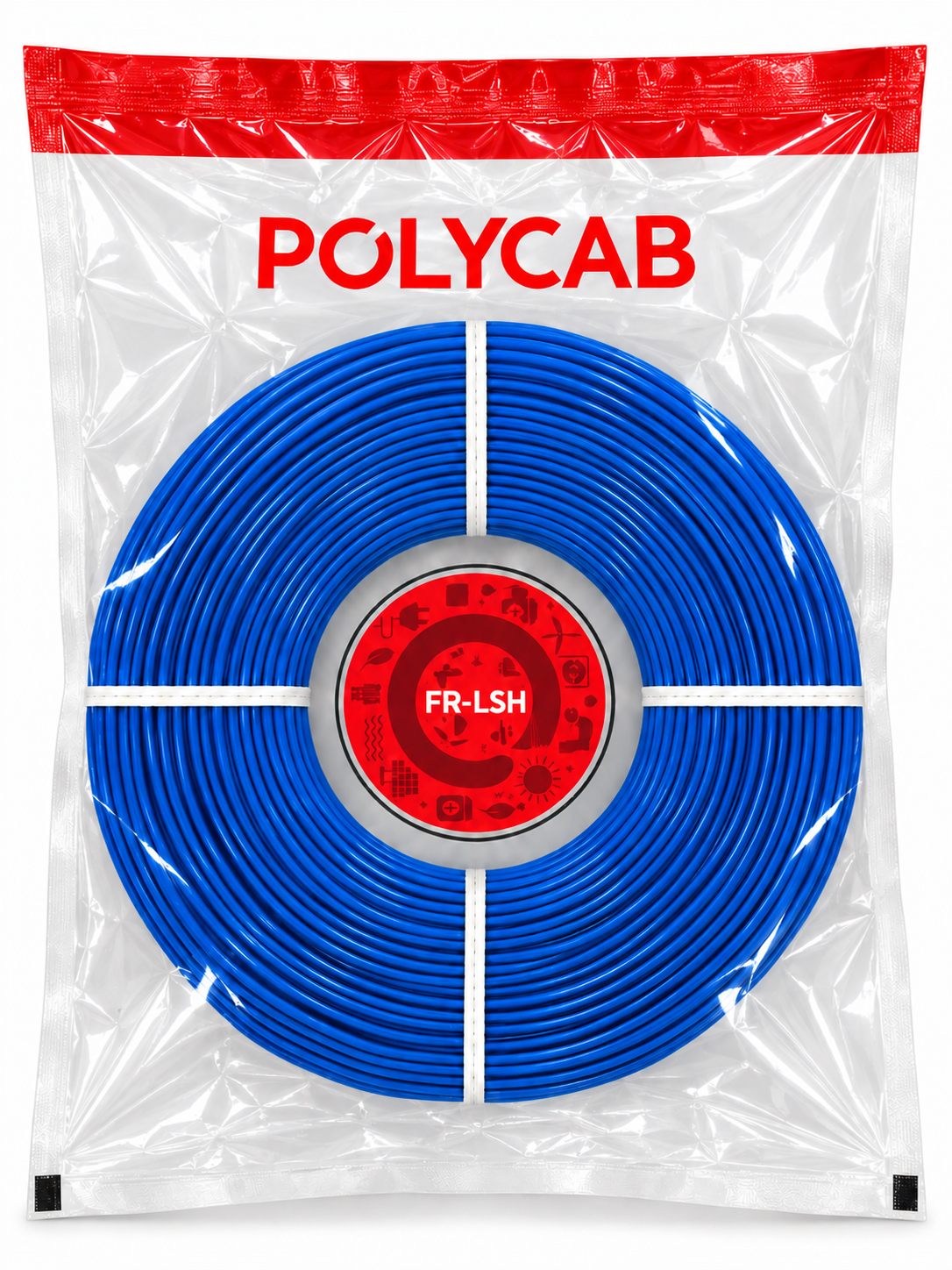Polycab FRLS-H PVC Insulated Single Core Flexible Industrial Cable | 300 m | Pack of 1 image 3