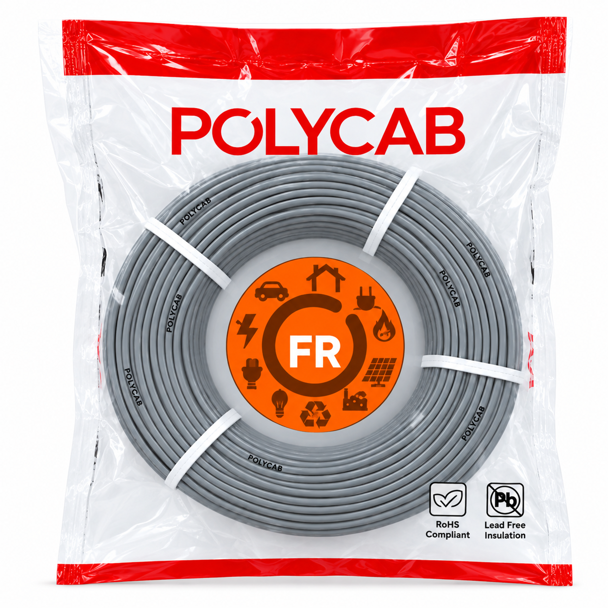 Polycab FR PVC Insulated Single Core Flexible Electrical Cable | 100 m | Pack of 1 image 5