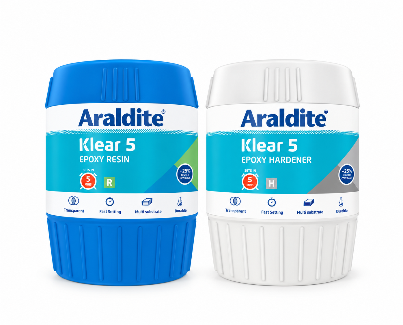 Araldite Klear 5 Fast Setting Transparent Epoxy Adhesive | Pack of 1