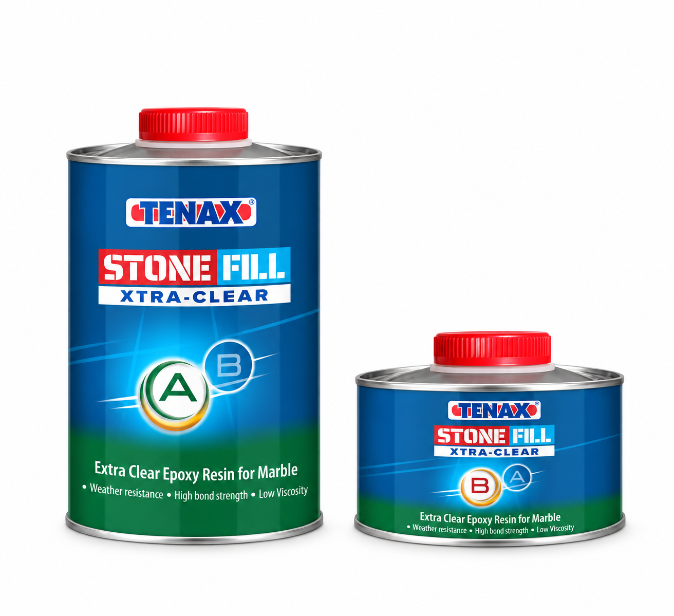 Tenax Stone Fill Xtra-Clear Epoxy Resin for Marble | 1.25 Kg | Pack of 1 image 2