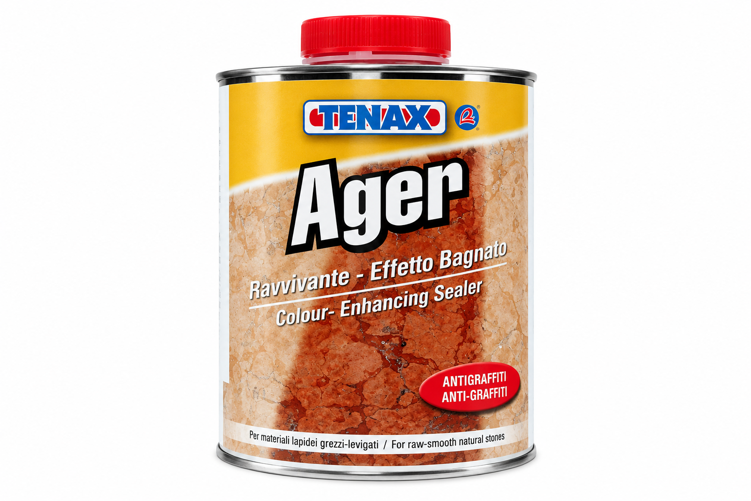 Tenax Ager Colour Enhancing Wet Look Sealer for Natural Stone | 1 L | Pack of 1